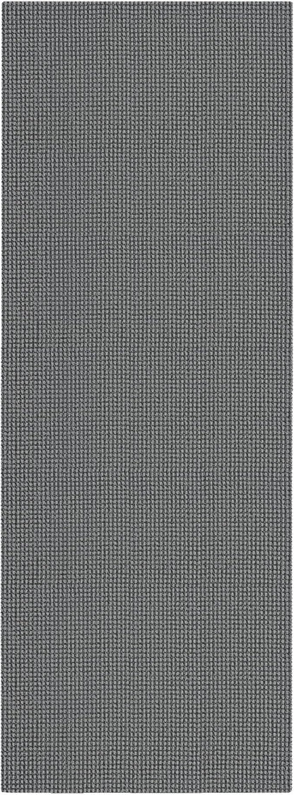 EARTHALL Woven Runner Rug 2x6 Ft Washable Runners for Hallways Cotton Non Slip Rubber Backed Kitchen Runner Braided Indoor Floor Carpet for Entryway, Hallway, Kitchen, Bedroom, Dark Gray