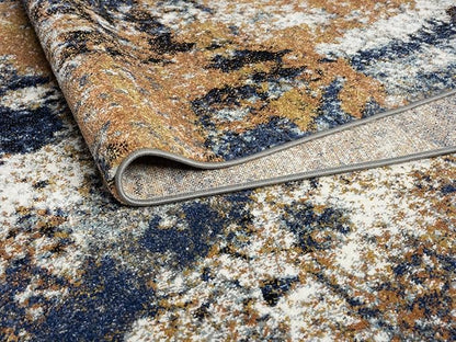 Keen Home Design Area Rugs - 3x5 Non-Shedding, Abstract Rugs for Kitchen, Living Room, Bedroom, Dining Room, Entryway - Size: 3' x 5', Multi