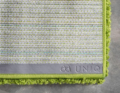 Unique Loom Solid Shag Collection Area Rug (8' Square, Grass Green)