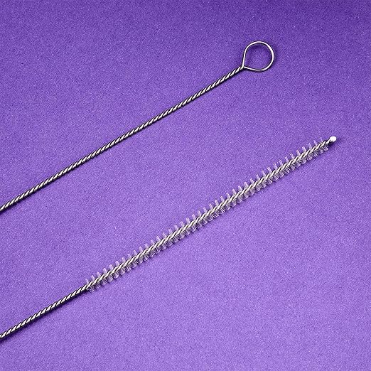 4 Pieces Feeding Tube Brushes, Long Pipe Cleaners Straw Cleaning Brushes, 32 Inches Long with Soft Nylon Bristles Head, Suitable for Cleaning Feeding Tubes