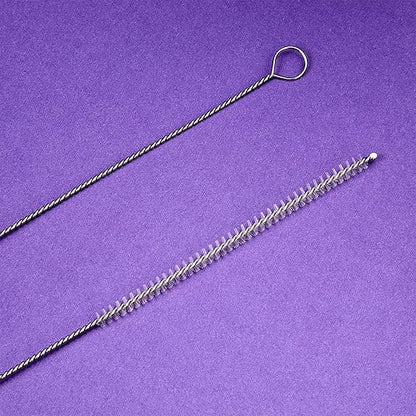 4 Pieces Feeding Tube Brushes, Long Pipe Cleaners Straw Cleaning Brushes, 32 Inches Long with Soft Nylon Bristles Head, Suitable for Cleaning Feeding Tubes