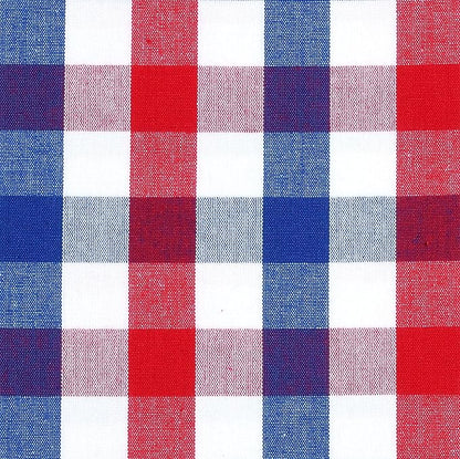July 4th KitchenTowels Patriotic DishTowels 100% Cotton (Set of 6) 18X28 Inches Highly Absorbent Soft Durable Reusable & Washable Kitchen Towels (Red/Blue/White Buffalo Checks)