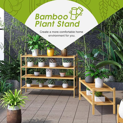 BMOSU 2-Tier Bamboo Extended Shoe Rack Premium Stackable Shoe Shelf Storage Organizer for Hallway Closet Living Room Entryway Organizer(Natural)