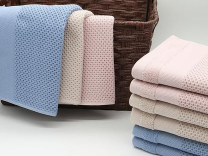 Mia'sDream Cotton Hand Face Head Towel Waffle Weave Kitchen Tea Towel Dish Towels, Soft and Absorbent Bath Guest Gym Towel Washcloths, 13inch x 28inch 3 Pack (Multi Color)
