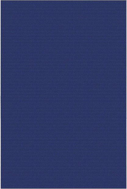 EARTHALL Woven Area Rugs 5x7 Ft Washable Living Room Rugs Non Slip Rubber Backed Dining Room Rug Braided Bedroom Rugs Indoor Floor Carpet for Living Room, Bedroom, Dining Room, Royal Blue/Navy