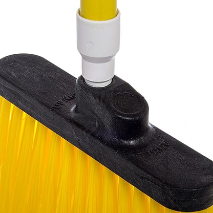 SPARTA Spectrum Duo-Sweep Unflagged Bristle Angle Broom with Handle 56" - Yellow