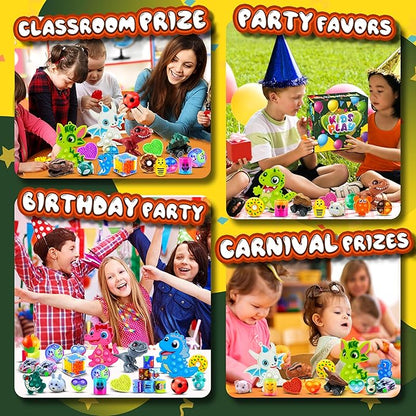 1000+ Party Favors for Kids, Fidget Toys Bulk Pack,Prize Box, Goodie Bag & Pinata Stuffers for Classroom Rewards and Carnival Prizes