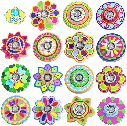 50 Pack Fidget Toys Spinner Bulk Gifts Party Favors for Kids Adults,Sensory Toys Goodie Bags Stuffers for Boys Girls Autism ADHD Stress Relief,Treasure Box Toy Classroom Carnival Prizes Supplies