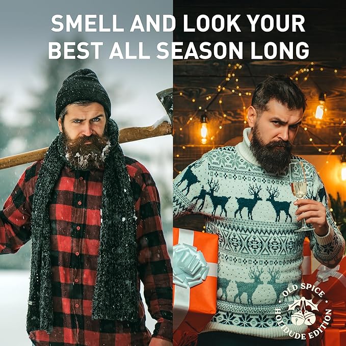 Old Spice Aluminum Free Deodorant for Men, Holidudes Limited Edition, 24/7 Holiday Freshness, Odor Protection, Stocking Stuffer, Lumbersnack with Fresh Pine Scent, 3.0 oz