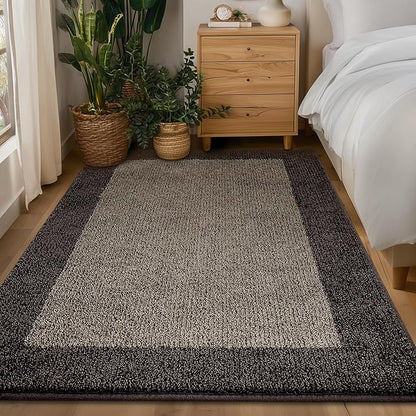 Washable Area Rug 34" x 60", Non Slip Kitchen Rug for Floor, Absorbent Entrance Runner Rug for Bedroom, Living Room, (Roll Packing)