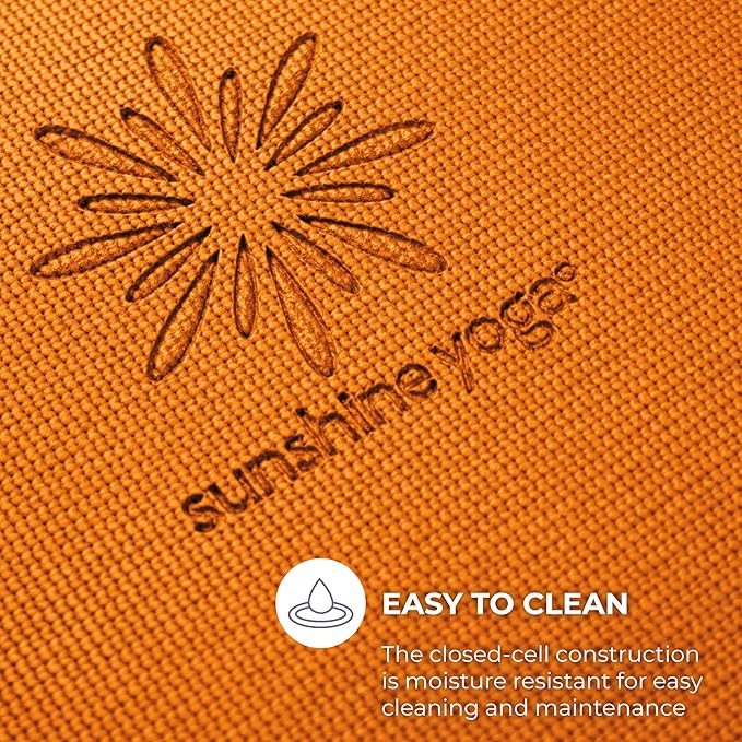 Sunshine Yoga Voyage Yoga Mat, 6 Pack, 72" x 24" Professional Studio and Gym Bulk Yoga Mats, 5mm Thick, Durable, Anti-Tear, Non Slip Fitness and Exercise Mats