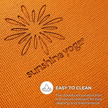 Sunshine Yoga Voyage Yoga Mat, 6 Pack, 72" x 24" Professional Studio and Gym Bulk Yoga Mats, 5mm Thick, Durable, Anti-Tear, Non Slip Fitness and Exercise Mats