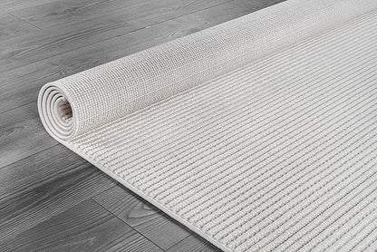Beverly Rug Micro Loop Area Rug White 5x7 Modern Luxury Soft Trellis Geometric Durable Indoor Area Rugs for Living Dining Room Office Stain Resistant Non Shedding Casual Indoor Carpet White 5 x 7