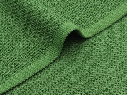 Mia'sDream Cotton Kitchen Towels and Dish Cloths Sets, Waffle Weave Dish Towels for Kitchen Drying Dishes, Soft and Absorbent Kitchen Hand Towels Washcloths, 13inch x 28inch 3 Pack (Green)