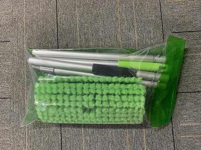 59" V-Shaped Car Wash Brush with Long Handle Snow Sweeping Brushing Adopts Soft Bristle Design Not Floating Hair Suitable for Detail Cleaning Tires Roof SUV RV MPV Truck Camper Indoor Outdoor Window