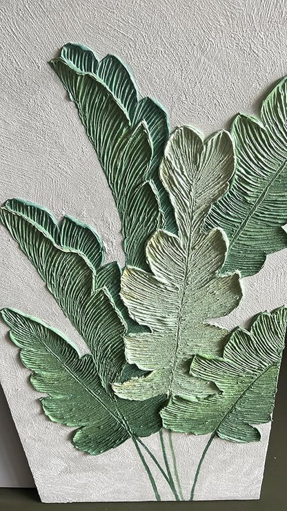 YaSheng Art-Canvas Wall Art with 3D Hand Painted Textured Modern Large Oil Painting Contemprary Aesthetic Floral Pictures for Living Room Bedroom DinningDecor (24x48inch, YS171)