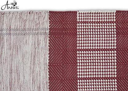 Craftyansari Handwoven Cotton Yoga Mat, Natural, 72 x 24 Inches, Fair Trade, Soft Absorbent Surface for Exercise, Workout, Meditation