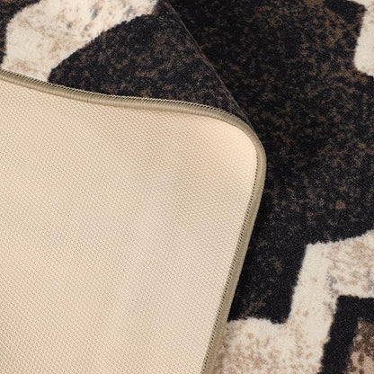 Superior Indoor Large Area Rug, Sturdy Foam Backed, Perfect for Living/Dining Room, Bedroom, Office, Kitchen, Entryway, Modern Geometric Trellis Floor Decor, Viking Collection, 10' x 14', Ivory
