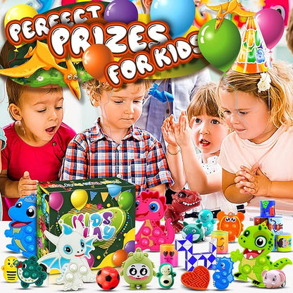 1000+ Party Favors for Kids, Fidget Toys Bulk Pack,Prize Box, Goodie Bag & Pinata Stuffers for Classroom Rewards and Carnival Prizes