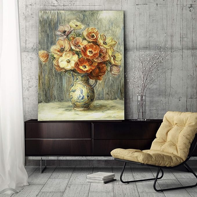 Wexford Home Renoir, Anemones Gallery Wrapped Canvas Wall Art, 32x48, 'renoir, anemones'