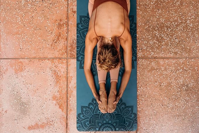 YOGA DESIGN LAB | The Infinity Mat | Luxurious Non-Slip Design Provides Unparalleled Grip to Support and Align You Beautifully | Eco-Friendly | w/Carrying Strap!