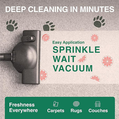 Good Natured Brand | Carpet Deodorizer & Freshener Powder | 31 oz Pet Odor Eliminator for Strong Odor & Pet Urine | Fresh Natural Pink Citrus Scent | Safe for Homes with Pets