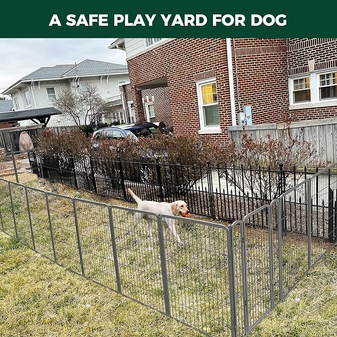 FXW Aster Dog Playpen Designed for Yard, 40inch 8 Panels
