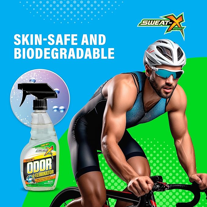 Extreme Odor Spray - Multipurpose No-Wash Deodorizer - Ideal for Shoes and Gym Clothing - Victory Scent (16 fl oz) - 2 Pack