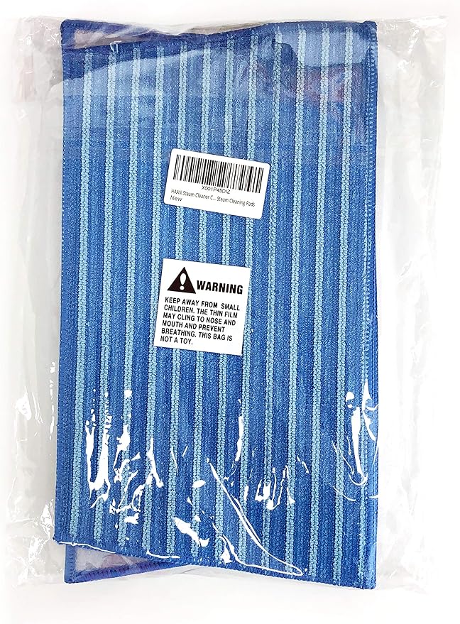 HAAN Steam Cleaner Compatible Pads, 4 Pack, Ultra-Microfiber Steam Cleaning Pads