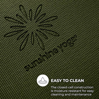 Sunshine Yoga Voyage Yoga Mat, 6 Pack, 72" x 24" Professional Studio and Gym Bulk Yoga Mats, 5mm Thick, Durable, Anti-Tear, Non Slip Fitness and Exercise Mats