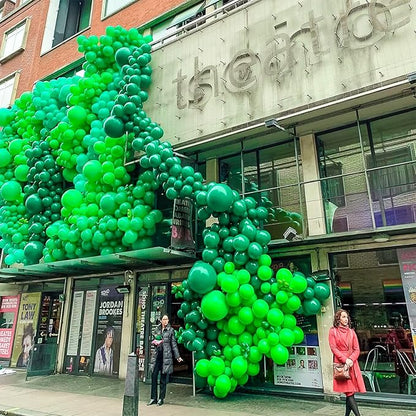 PartyWoo Green Balloons 50 pcs 12 Inch Matte Latex Helium Balloons for Wedding Baby Shower Gender Reveal St Patrick's Day Birthday Graduation Jungle Safari Anniversary Party Decorations Green-Y24