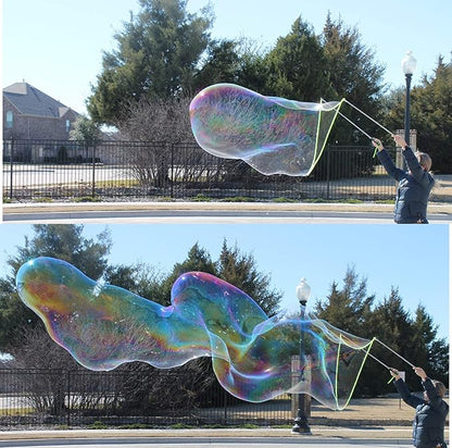 Bubble Wand,Stainless Steel Giant Bubble Wand Outdoor Toy for Kids Telescopic Design, Bubble Toys for Birthday Party, Bubble Party Favors–Works Best Bubbleventi Bubble Mix