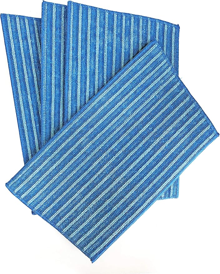 HAAN Steam Cleaner Compatible Pads, 4 Pack, Ultra-Microfiber Steam Cleaning Pads