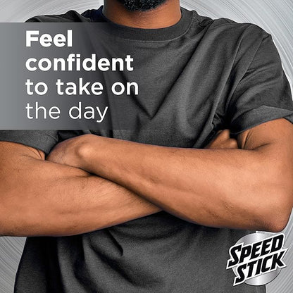 Speed Stick Men's Antiperspirant Deodorant, Unscented, 3 Ounce, 4 Pack