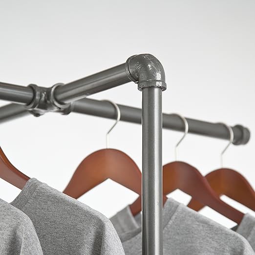 Adjustable Rolling Rack – Econoco Vintage Pipeline 2 Way Ballet Clothes Hanging Fixture