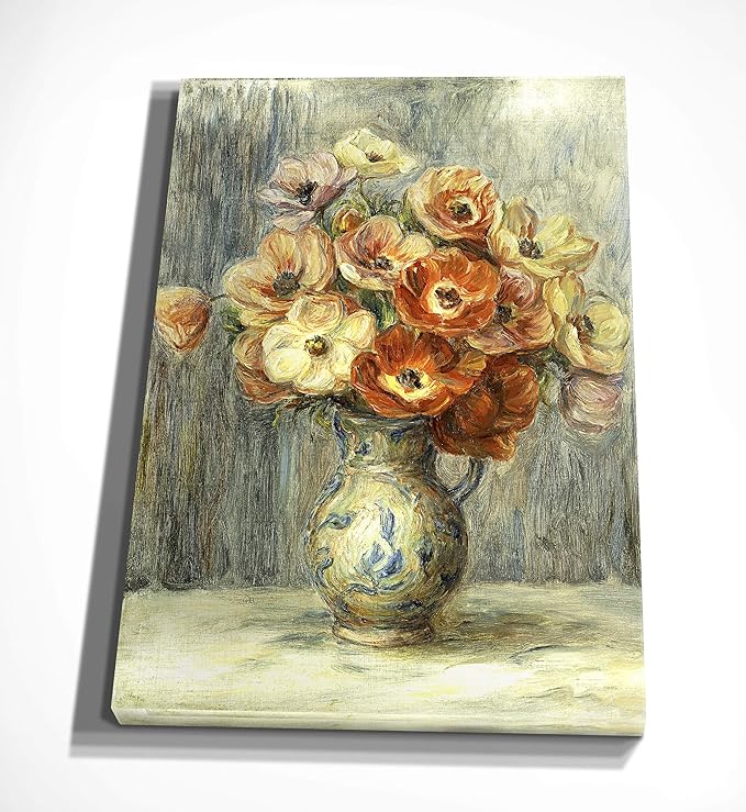 Wexford Home Renoir, Anemones' Gallery Wrapped Canvas Wall Art