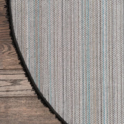 Unique Loom Solid Shag Collection Area Rug (3' 3" x 5' 3" Oval, Jet Black)