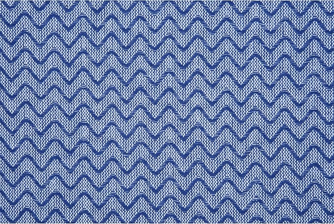 Premium Cotton Weave Kitchen Towels Set – Highly Absorbent, Quick-Dry Dish Towels with Hanging Loop – Extra Large 18x28 Inches – Blue (Pack of 8)