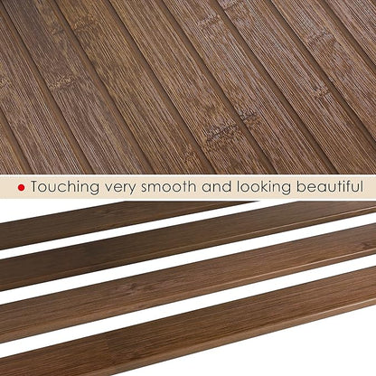 SMIBUY Bamboo Shoe Rack Bench, 3-Tier Shoe Organizer Storage Shelf for Entryway Hallway Bathroom Living Room (Walnut)