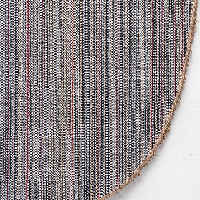 Unique Loom Solid Shag Collection Area Rug (6' 1" Round, Sandy Brown)