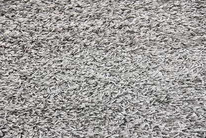 Unique Loom Solid Shag Collection Area Rug (2' x 6' 5" Runner, Cloud Gray)