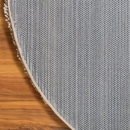 Unique Loom Solid Shag Collection Area Rug (5' 3" Round, Taupe)